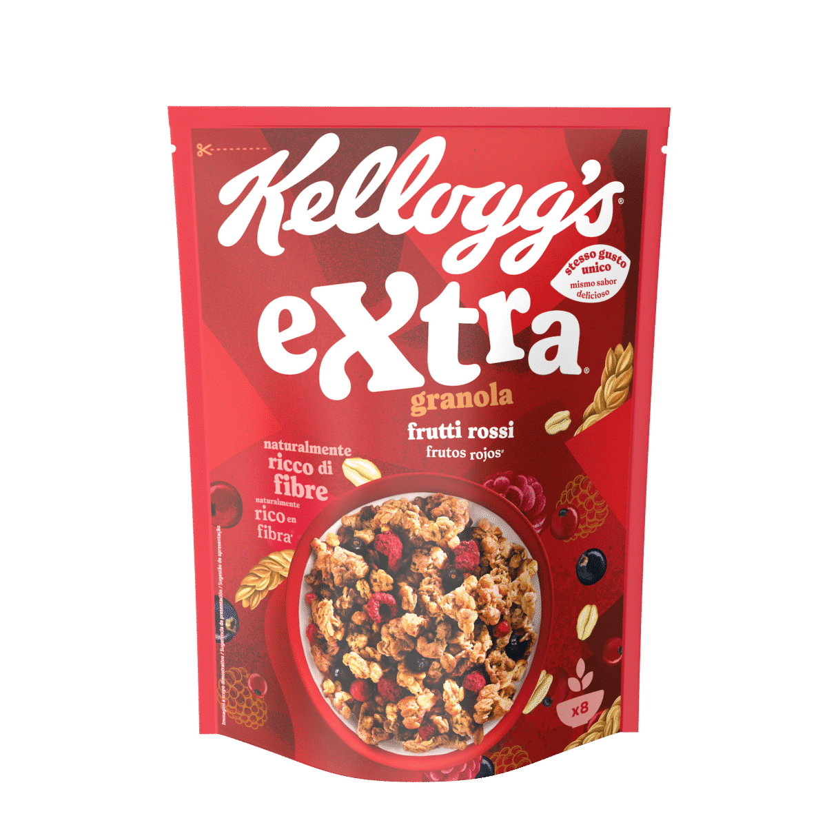 Kelloggs Extra Frutti Rossi 500gm - Image 1