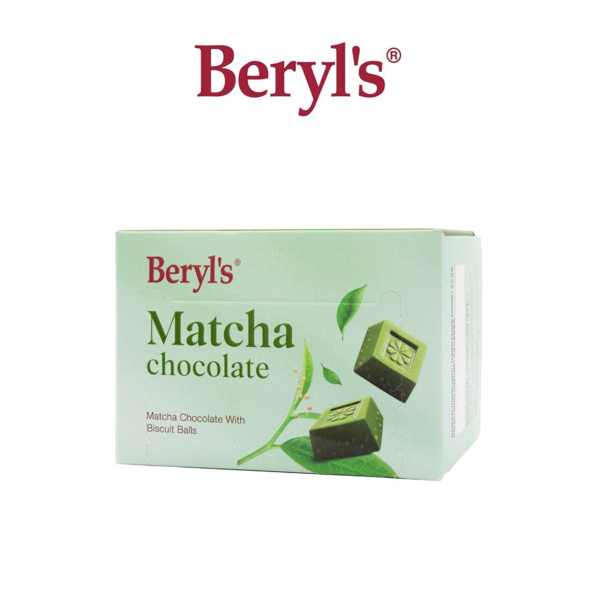 Beryl's Matcha Chocolate With Crunchy Malt Puff (60g) - Image 1