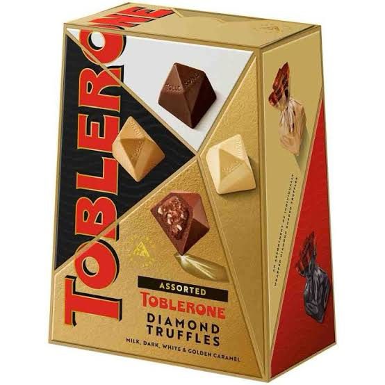 Assorted Toblerone Diamond Truffles Chocolate Box 180g Box
