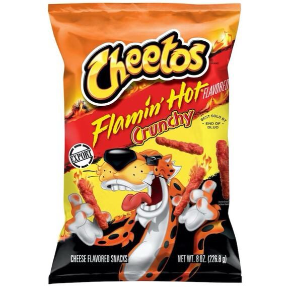 img_3386-2 Cheetos flaming hot crunchy 226gm - Image 1