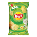 Lays American style cream & onion Chips 82gm