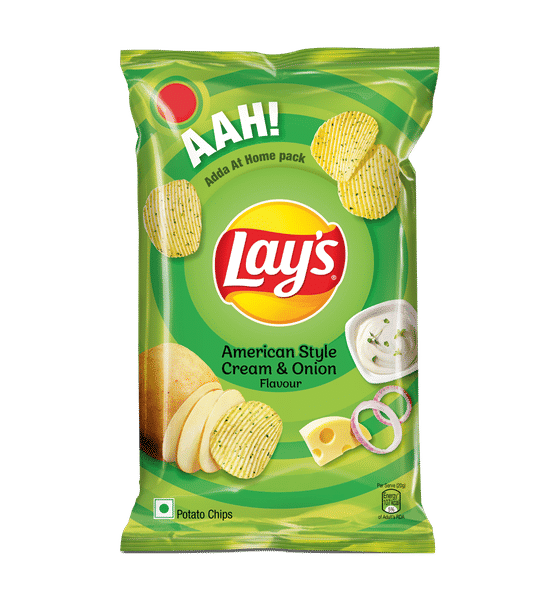 img_9561 Lays American style cream & onion Chips 82gm - Image 1