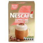 NESCAFÉ Cappuccino Unsweetened Taste Frothy Coffee 7 satchel