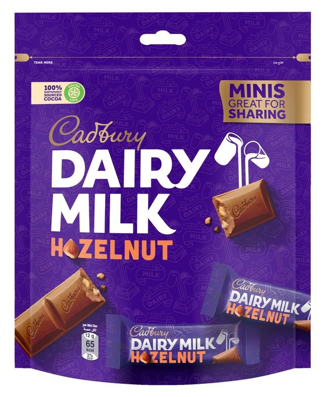 img_3792 Cadbury Dairy Milk Hazelnut Chocolate Sharing Pack 156 g - Image 1