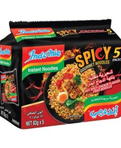 Indomie Hot Spicy Chicken Flavour Fried Noodles 5 x 83 g - Candy Stop