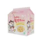 Samyang Buldak Cream Carbonara Hot Chicken Flavor Ramen 5 x 140g - Image 2