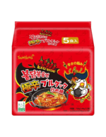 Samyang Buldak Hot Chicken Ramen Stir-Fried Noodle 5 x 140gm - Image 2