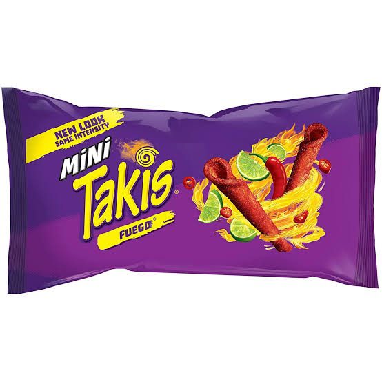 img_4810 Takis mini Fuego Hot Chili Pepper & Lime Bite Size Tortilla Chips 35 g - Image 1