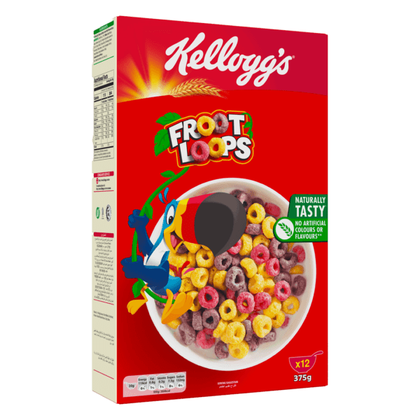 Kellogg's Froot Loops Sweetened Multi-Grain Cereal 287g - Candy Stop