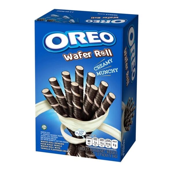 Oreo Wafer Roll With Vanilla Cream 54g