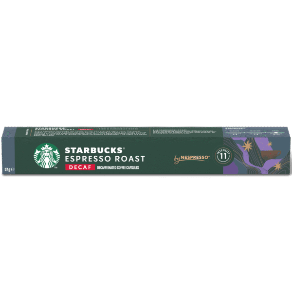 Starbucks Decaf Espresso Roast by Nespresso Pods Coffee