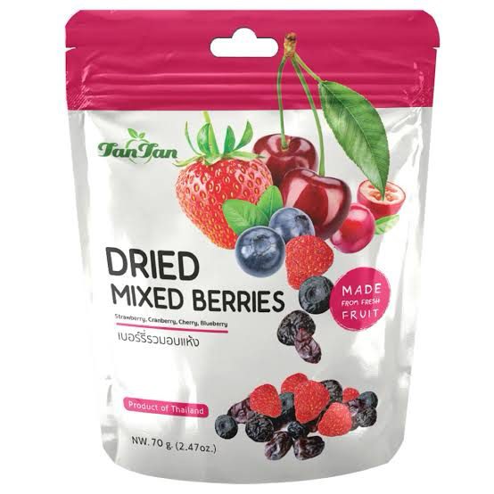 img_2724 Tan Tan Dried Mixed Berries 70 gm - Image 1