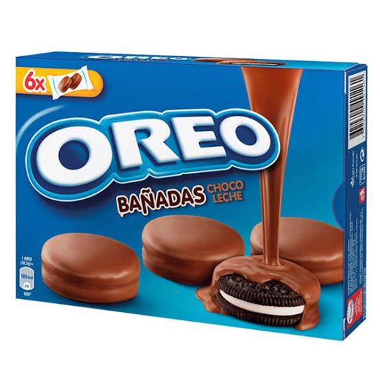 img_6986 Oreo banadas cookies covered with milk chocolate 206 gm 12 pcs - Image 1