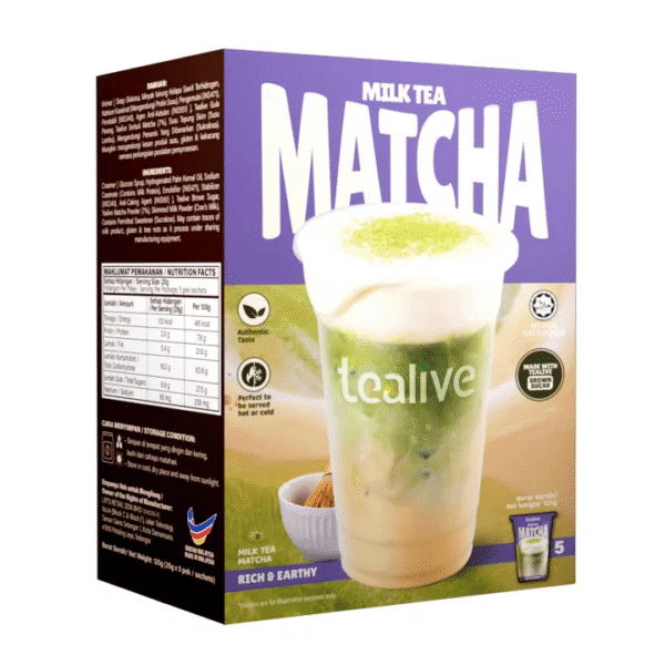Tealive matcha tea sachets