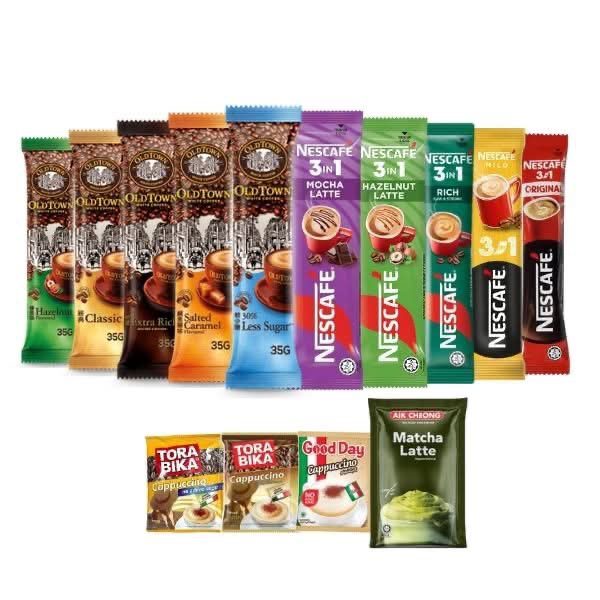 30fda880ff78484fcffba753bb32c6c1 Coffee Combo 14 Sachets - Image 1