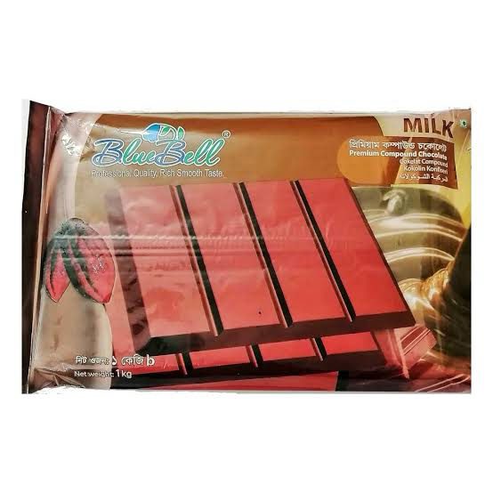 img_7093 Bluebell Milk Premium Compound Chocolate 1kg - Image 1