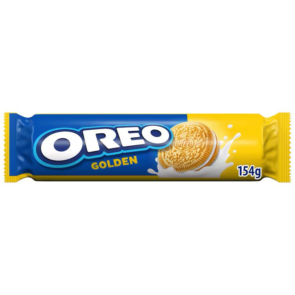 img_8002 Oreo Golden Cookie Sandwich Biscuits 154gm - Image 1