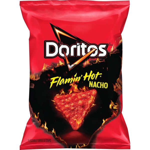 Doritos Flamin' Hot Nacho Tortilla Chips 91gm - Candy Stop