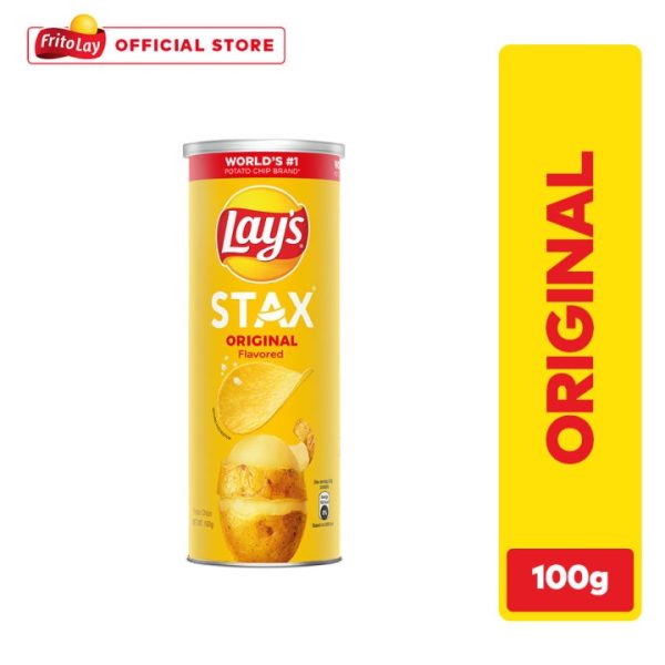 Lays Stax Original Potato Chips 100g