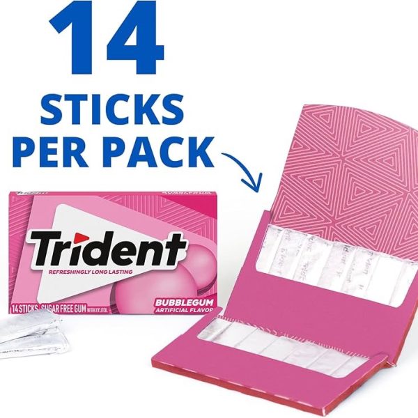 Trident Bubblegum Sticks 14 sticks