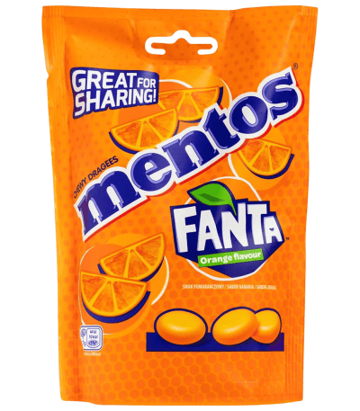 Mentos Fanta Orange Candies