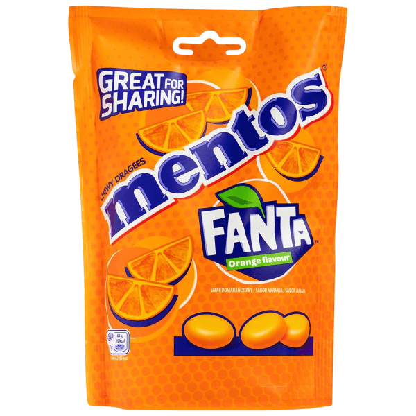 Mentos Fanta Orange Candies