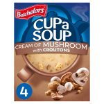 Batchelors Cup A Soup Cream Of Mushroom Croutons 4 Pack 99G