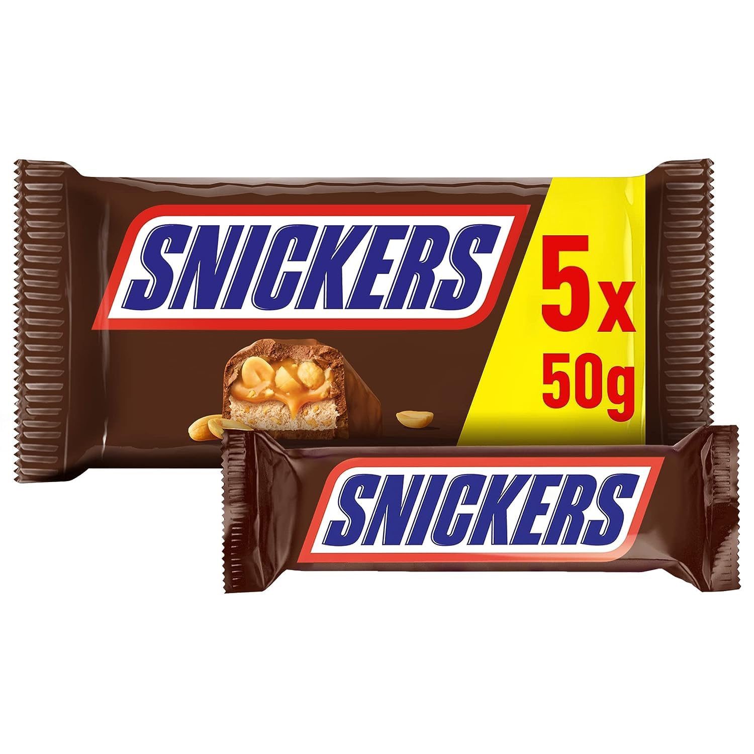 img_3514 Snickers Chocolate Bars 5 pack * 50gm - Image 1