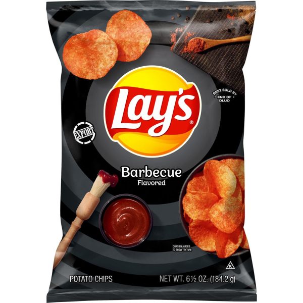 Lays Barbecue Flavored Potato Chips 184g