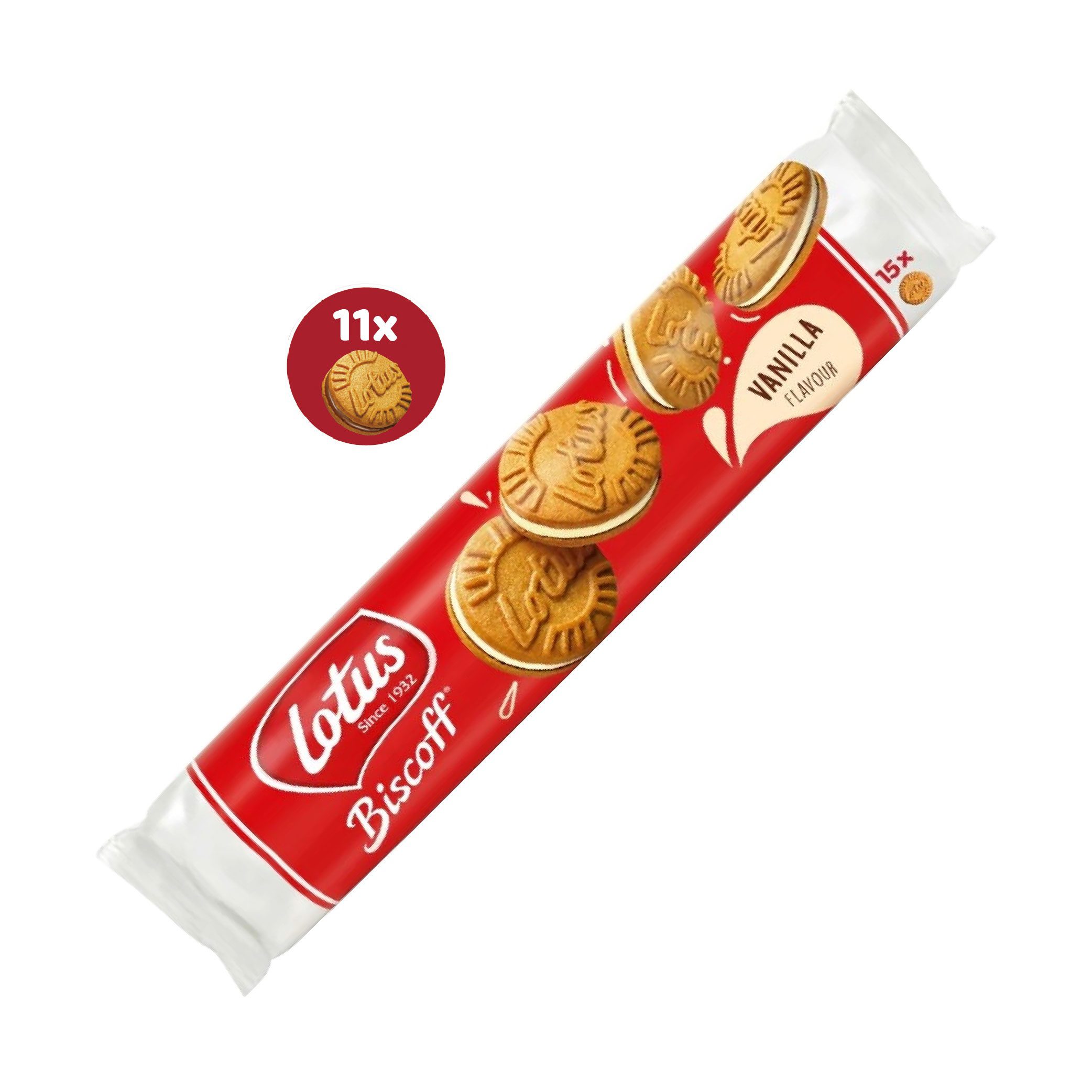 uk-2 Lotus Biscoff Sandwich Vanilla Cream 110g - Image 1