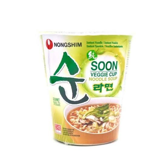 img_8420 Nongshim Soon Veggie Ramyun Cup Noodle Soup 67g - Image 1