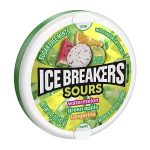 Ice Breakers Sours Assorted Fruit Flavored Sugar Free Mints 42gm