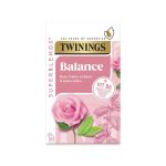 Twinings Superb Superblends Balance Tea With Rose And Lemon Balm 20 tea bag