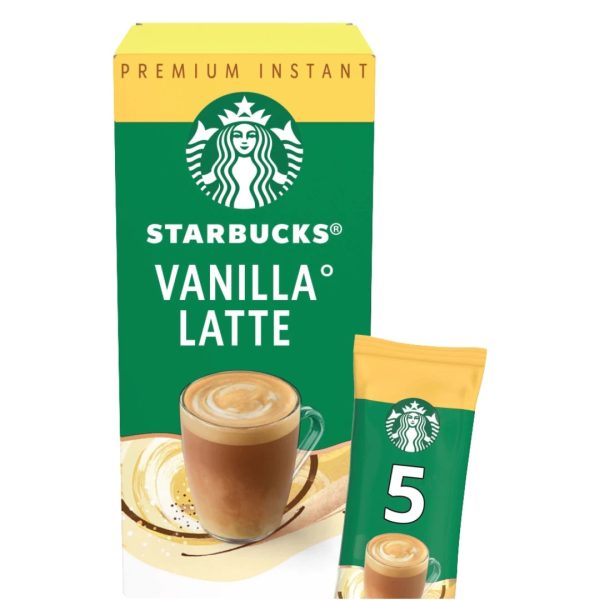 Starbucks Vanilla Latte Premium Instant Coffee 5 sachets