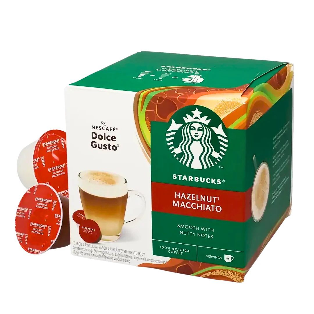 img_4183 Starbucks Hazelnut Macchiato - 12 pods for Dolce Gusto - Image 1