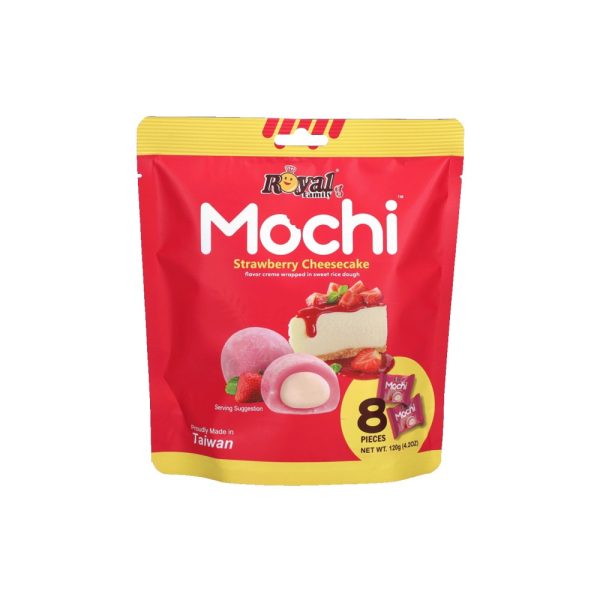 Mochi Royal Family Strawberry Cheesecake 8 pcs 120gm