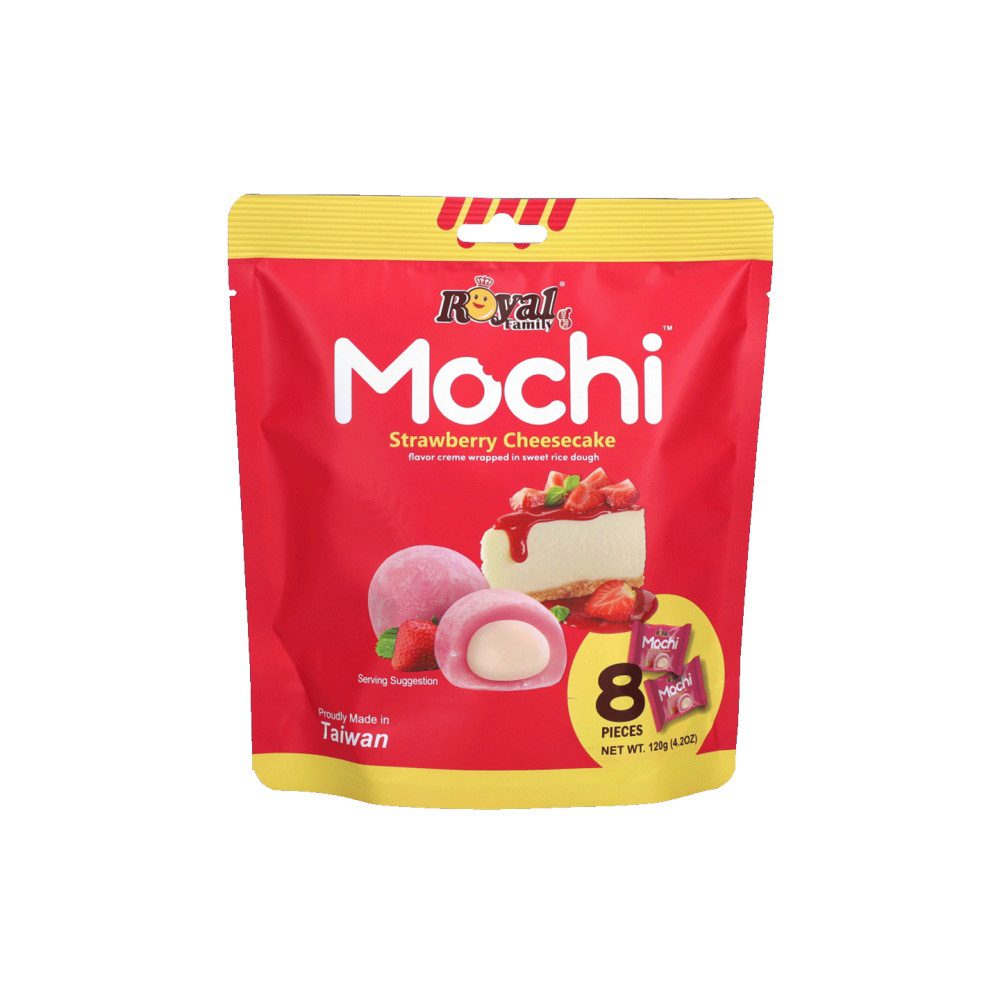 img_4392-3 Mochi Royal Family Strawberry Cheesecake 8 pcs 120gm - Image 1
