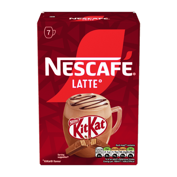 Nescafe KitKat Latte Instant Coffee 7 sachets