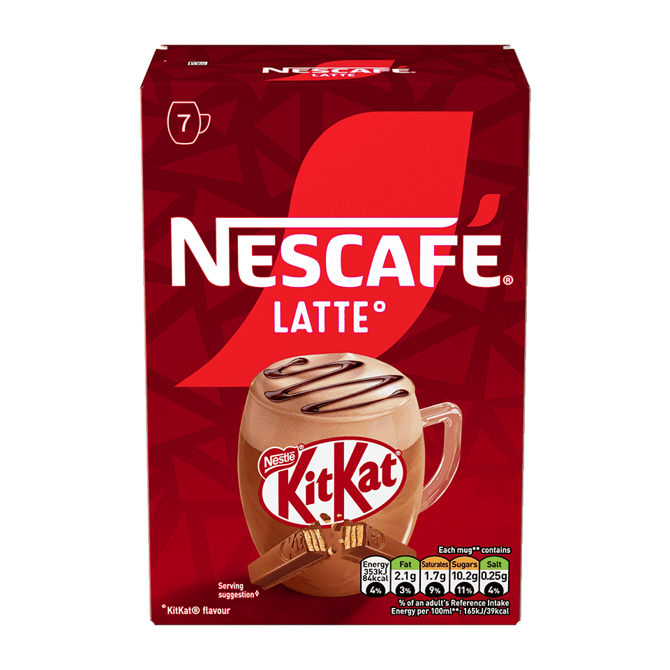 img_6177 Nescafe KitKat Latte Instant Coffee 7 sachets - Image 1