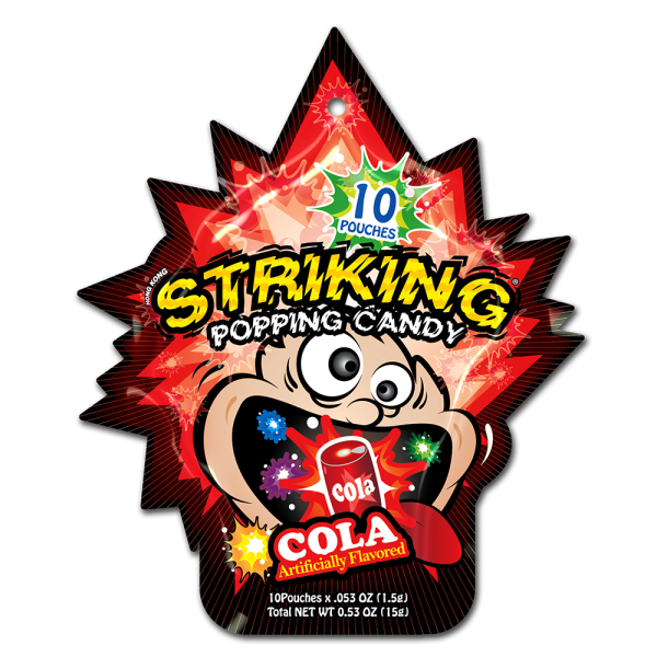 STRIKING Popping Candy  Cola Flavor 15g