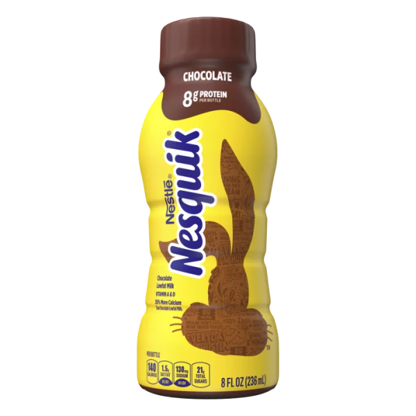 Nesquik Chocolate Milk, Ready to Drink, Low-fat Milk 236ml