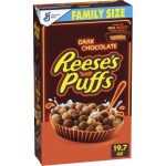 Reese's Puffs Dark Chocolate Peanut Butter Cereal Family Size 326gm