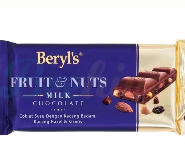 Beryls Fruit Nuts Chocolate Bar 160g