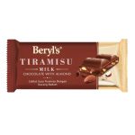 Beryls Tiramisu Milk Chocolate Bar with Almond 160gm
