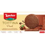 Loacker Tortina Wafer With Dark Chocolate & Hazelnut 63gm