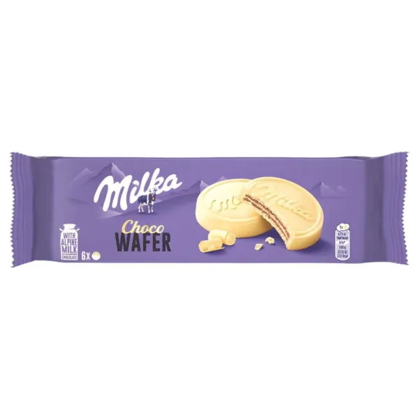 Milka White Choco Wafer  180g