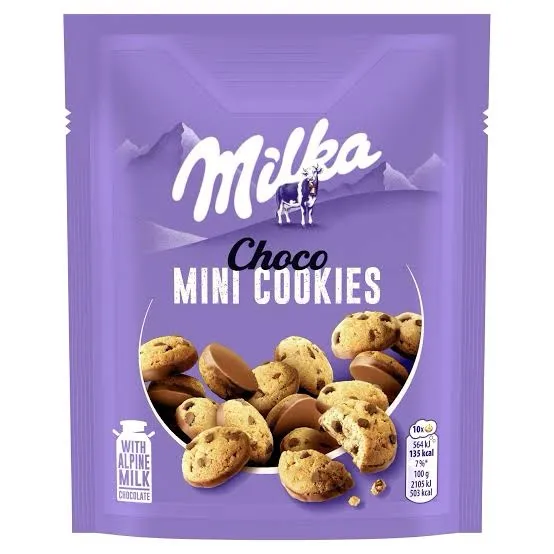 Milka choco mini cookies 110gm