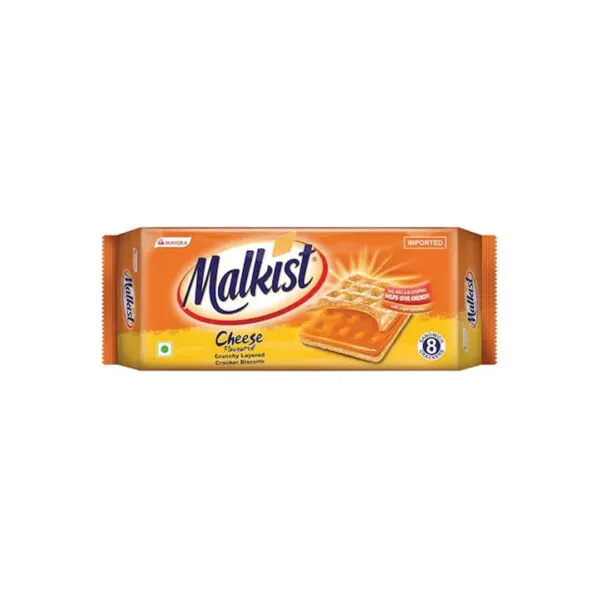 Mayora Malkist Cheese Flavoured Cracker Biscuits 144 g
